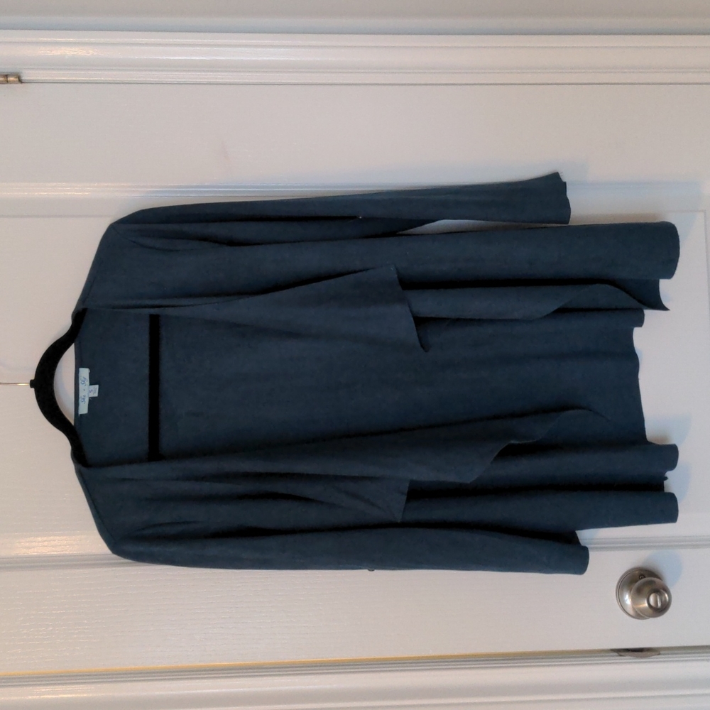 Teal Open Front Blazer